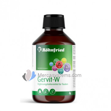 Gervit-W 250 ml. (Multivitamin for racing pigeons) by Rohnfried.