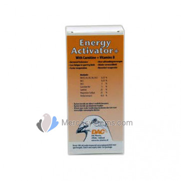 Energy activator, dac, products for racing pigeons