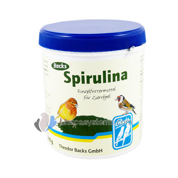 Spirulina for canary: Backs Spirulina 300gr, (one of the most valuable natural products for cage birds)
