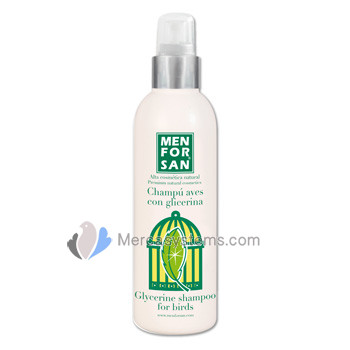 Men For San Glycerine Shampoo 125ml, for Birds (cleans and polishes the plumage)