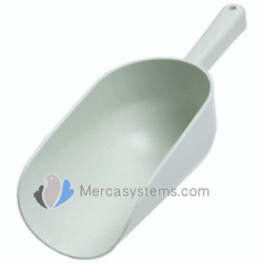 Pigeon supplies and accessories: Plastic feed scoop 17 oz of capacity.