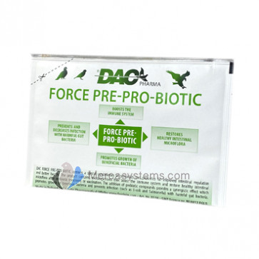 DAC Force Pre-Pro-Biotic 10 gr, (probiotics + prebiotics). For pigeons and birds
