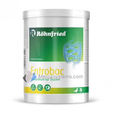 New Rohnfried Entrobac, (prebiotics + probiotics). For Racing Pigeons