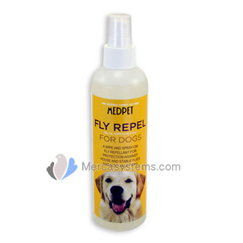 MedPet Fly Repel Spray 250 ml, for protection against flies, ticks and fleas.