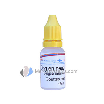 Tollisan Oog Druppels 15ml, (ensure disinfection of the mucosa of the eyes, the nose and the lachrymal canal)