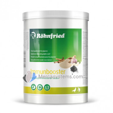 Rohnfried Immunbooster 500gr, (científicamente diseñado para reforzar el sistema inmunológico de las palomas y pájaros)