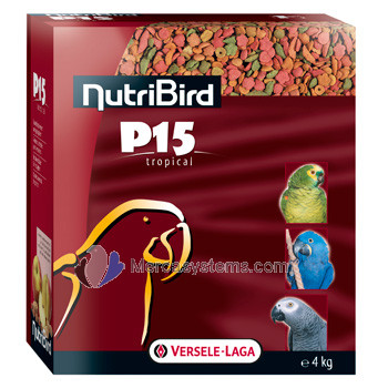 Versele Laga NutriBird P15 Tropical 3kg (balanced complete maintenance food for parrots)
