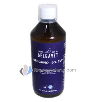 BelgaVet Orégano BVP 10% 500ml, (orégano líquido al 10%). Para palomas y pájaros 