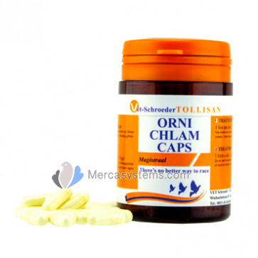 Tollisan Orni-Chlam 30 capsules (treatment against ornithosis and chlamydia). For pigeons and birds