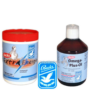 Pigeons products: Saving Pack: Backs Entra Energy + Omega Plus Oill, the perfect combination