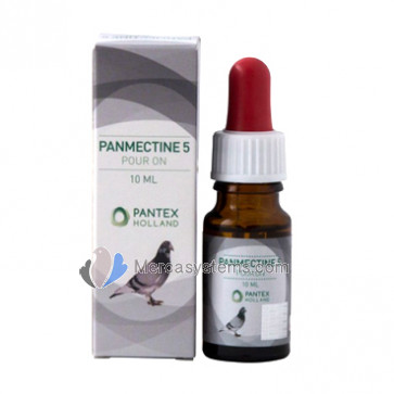 Pantex Panmectine 5 one drop (against external parasites). For Racing Pigeons