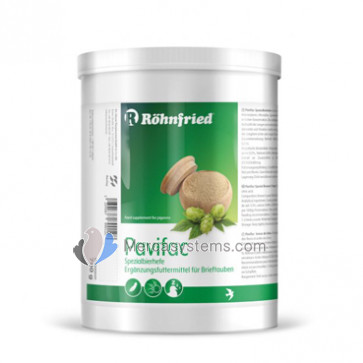 Rohnfried Pavifac 800 gr (Brewer's Yeast enriched with blossom pollen and citric acid). Pigeons Supplies