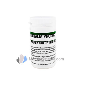 Ornitalia Premix Color Red Intenso, intense  red coloring, for lipochromis and melanic canaries