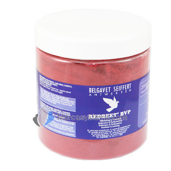 New BelgaVet RedBeet 400 gr, (100 % natural powder based on red beetroot). Pigeons, birds and cage birds