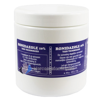 BelgaVet Ronidazole 10% 250g (Trichomoniasis Canker). Pigeons and Birds Products