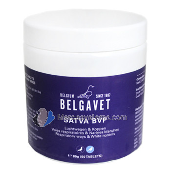 BelgaVet Satva 50 pastillas, (desinfección total del agua potable). Para palomas