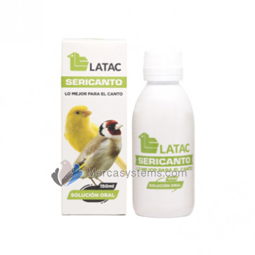 Latac Sericanto 150ml (Vitamins and amino acids that improve song quality) For Birds
