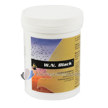Belgica De Weerd W.N.Black 150 gr (ornitosis e infecciones respiratorias), para palomas y pájaros 