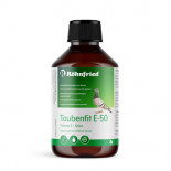 Rohnfried Taubenfit E 50 + Selenio 250 ml (vitamina E concentrada enriquecida con selenio).