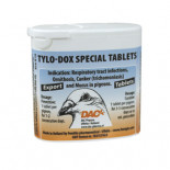 DAC Tylo-Dox Special 50 tabs, (tratamiento combinado 4 en 1). Para Palomas y pájaros 