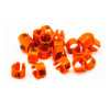 NUMBERED Plastic pigeon rings (clip on type), 8x8 mm. Bag of 50 rings